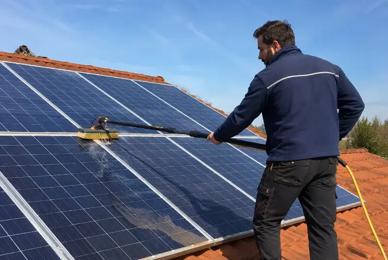 Nettoyage et entretien de panneaux solaires à Pouy-de-Touges